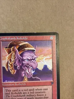 Vintage 1994 Magic the Gathering Crookshank Kobolds MTG Legends Free Shipping - Image 2