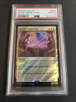 PSA 10 MTG FINAL FANTASY SURGE FOIL SECRET RENDEZVOUS PSA 10 - Image 1