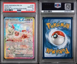 Pokemon TCG Eevee EX Prismatic Evolutions PSA 10 Gem Mint - Image 1