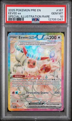 Pokemon TCG Eevee EX Prismatic Evolutions PSA 10 Gem Mint - Image 2