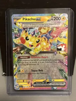 Pikachu EX 057/191 Play! Pokemon League Stamp Promo Prize Pack 7 - Image 1