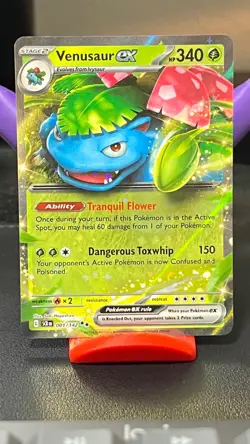 Pokemon 2024 Venusaur ex 001/142 Stellar Crown - SCR EN Holo - FAST SHIPPING! - Image 1