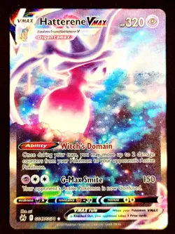 Pokemon TCG Crown Zenith GG47/GG70 Hatterene VMAX Ultra Rare Full Art NM - Image 1