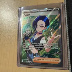 Perrin 209/167 Pokemon SV06 Twilight Masquerade Ultra Rare Full Art Trainer NM - Image 3
