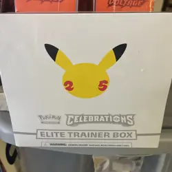Pokemon 25th Anniversary Celebrations ETB Elite Trainer Box (2021) Sealed NEW 820650809439 - Image 1