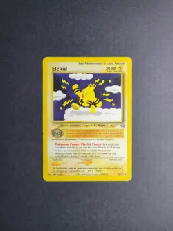 Elekid 22/111 Pokemon TCG Neo Genesis Unlimited Regular Rare HP - Image 2