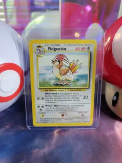 Pidgeotto 22/102 Pokemon TCG Base Set Unlimited Regular Rare MP - Image 1