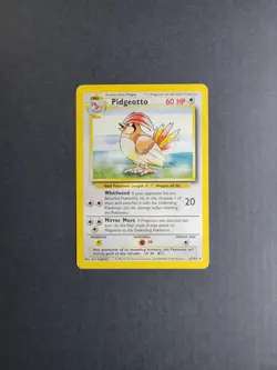 Pidgeotto 22/102 Pokemon TCG Base Set Unlimited Regular Rare MP - Image 2
