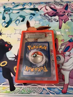 2006 POKEMON GOLD STAR HOLO EX HOLON PHANTOMS GYARADOS BGS 7.5 - Image 2