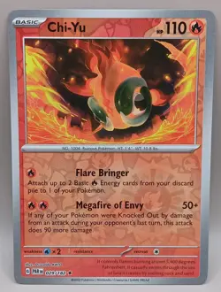 Chi-Yu - 029/182 Paradox Rift Reverse Holo Rare Pokemon - NM/MINT - Image 1