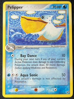 Pokemon TCG 2005 Pelipper 21/107 EX Deoxys Rare Near Mint NM - Image 1