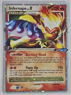 Pokemon TCG - Infernape LV.X - DP10 - Ultra Rare - Black Star Promo - NM - Image 1