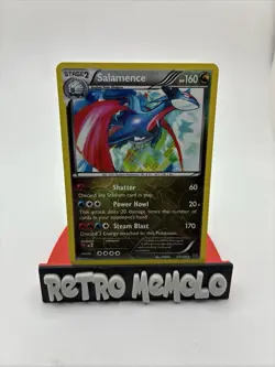 Salamence 57/108 Reverse Holo Pokemon XY Roaring Skies - Near Mint LP - Image 1