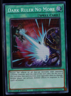 Dark Ruler No More RA01-EN060 1st Edition Super Rare Yugioh Near Mint - Image 1