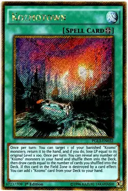 Yugioh! Kozmotown - PGL3-EN032 - Gold Secret Rare - 1st Edition Near Mint, Engli - Image 1