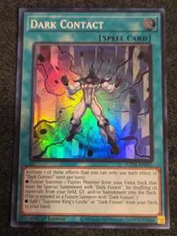 x1 Dark Contact - SUDA-EN051 - Super Rare - 1st Edition Yu-Gi-Oh! M/NM - Image 1