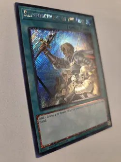 Reinforcement of the Army RA01 Platinum Secret Rare Yugioh 1st Edition Mint - Image 2