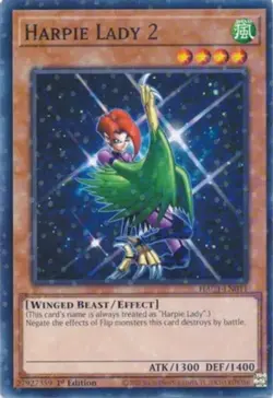 Yugioh! Harpie Lady 2 - HAC1-EN011 - Common - 1st Edition (Duel Terminal) Near M - Image 1