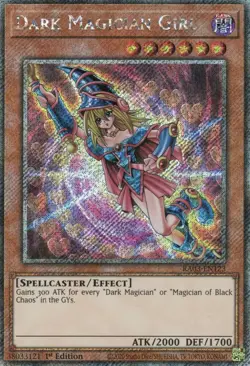 yugioh DARK MAGICIAN GIRL Platinum Secret Rare RA03-EN123 V1 1AUFLAGE ENGLISCH - Image 1