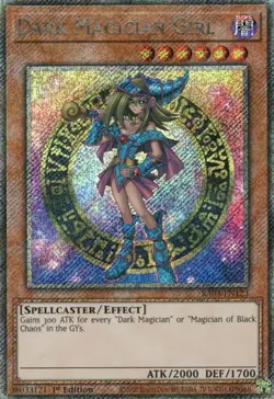 yugioh DARK MAGICIAN GIRL Platinum Secret Rare RA03-EN123 V3 1AUFLAGE ENGLISCH - Image 1