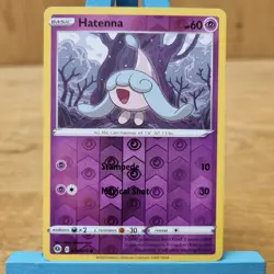 Hatenna Reverse Holo 18/73 Champions Path Sword & Shield Pokemon Card - Image 1