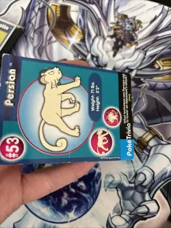 (VP) Persian #53 POKETRIVIA POKEMON THE FIRST MOVIE CARD BURGER KING HP - Image 2