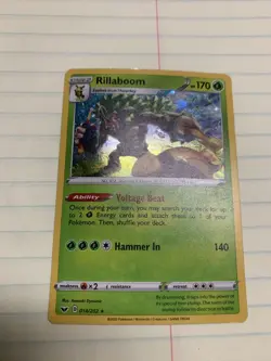 Rillaboom 14/202 Cosmos HOLO Rare - Sword & Shield Pokemon TCG Card 🔥🔥🔥 - Image 1