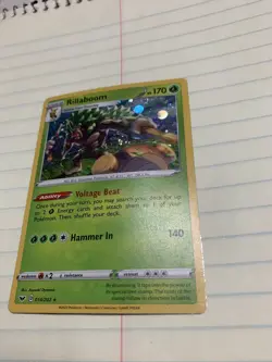 Rillaboom 14/202 Cosmos HOLO Rare - Sword & Shield Pokemon TCG Card 🔥🔥🔥 - Image 5