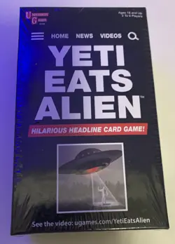 New Yeti Meets Alien Card Game Sealed GC - Image 1