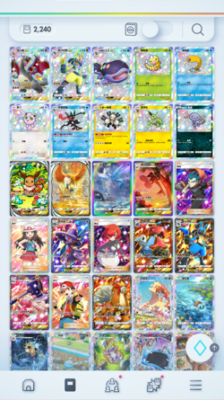 Pokemon TCG Pocket Account 2240 cards, 3112 Packs Hourglass, 43 Pokegold - Image 1