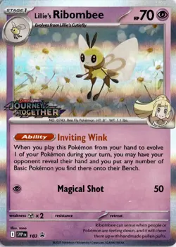 Lillie's Ribombee - (Prerelease) Promo SV: Scarlet & Violet Promo Cards 183 NM - Image 1