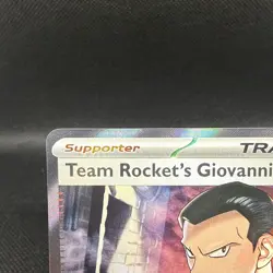 Pokemon Team Rockets Giovanni Full Art Holo Card Destined Rivals 225/182 - Image 2