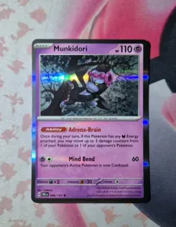 Pokemon TCG - Prismatic Evolutions - 044/131 - Munkidori - Holo Rare Card - Image 1