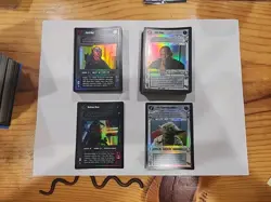 Star Wars CCG Near Complete Reflections III Foil Set 96 SRF VRF Cards Near-mint - Image 1