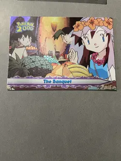 Pokemon Card The Banquet 26 TOPPS Pokemon the Movie 2000 Holo - Image 1