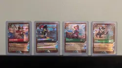 Mickey, Goofy, Donald, Daisy Lorcana Disney Treasure Cruise Foil Promo Card Set - Image 1