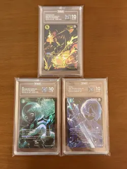 One Piece TAG 10 Legacy Of The Master SP Lot, 3 Cards - Image 1