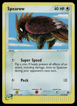 Pokemon Card - Spearow Sandstorm 81/100 Reverse Holo - Image 1