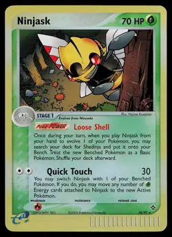 Pokemon Card - Ninjask Dragon 18/97 Reverse Holo - Image 1