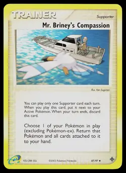 Pokemon Card - Mr. Briney's Compassion Dragon 87/97 Reverse Holo - Image 1