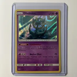 Dhelmise 59/145 Holo Rare Pokemon Card 2017 Guardians Rising LP-NM - Image 1