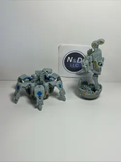 Bakugan Volt’s Combat Set Mega Brontes Haos Dynamo Trap New Vestroia W/Card RARE - Image 4