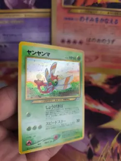 Pokemon Karte Card Yanma Neo Discovery 2000 Rare Holo Wotc NM- Entdeckung Rare - Image 3