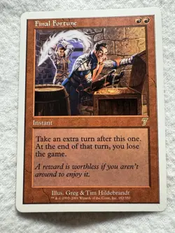 MTG - Final Fortune - 7th Edition - NM - Free Shipping! - Image 1