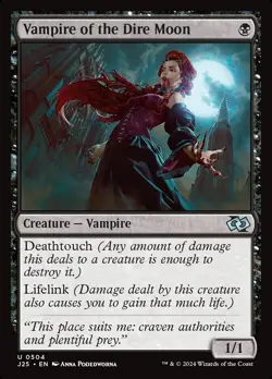 Vampire of the Dire Moon 0504 Non Foil Uncommon Foundations Jumpstart MTG NM - Image 1