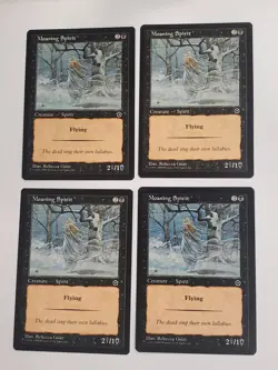 MTG Playset 4x Moaning Spirit (Portal II/Black/C) - BGM - Image 1