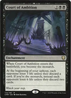 Court of Ambition R Commander Legends 114 - LP MTG - Image 1