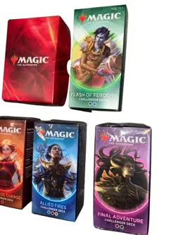 Lot Of 5 Magic The Gathering Challenger Deck Set: Flash Of Ferocity Cavalcade - Image 2