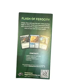 Lot Of 5 Magic The Gathering Challenger Deck Set: Flash Of Ferocity Cavalcade - Image 5