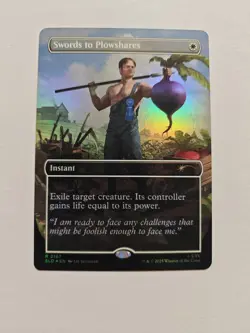 Secret Lair x The Office: Dwight's Destiny INHAND Swords to Plowshares 🔥 Foil - Image 1